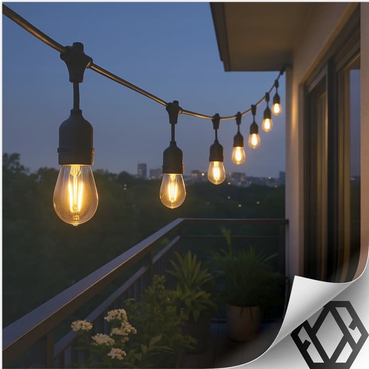 Girlanda ogrodowa 20 metrów 20 LED