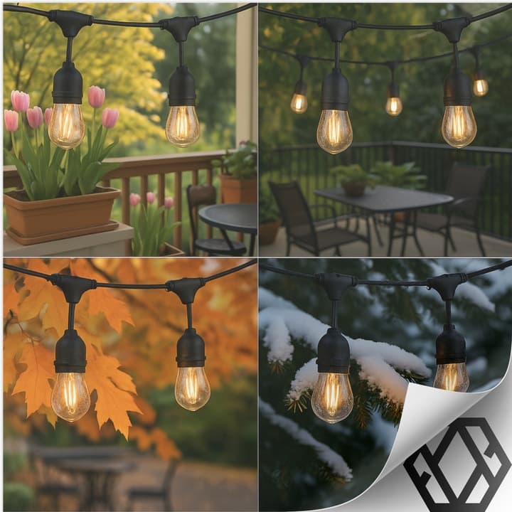 Girlanda ogrodowa 20 metrów 20 LED