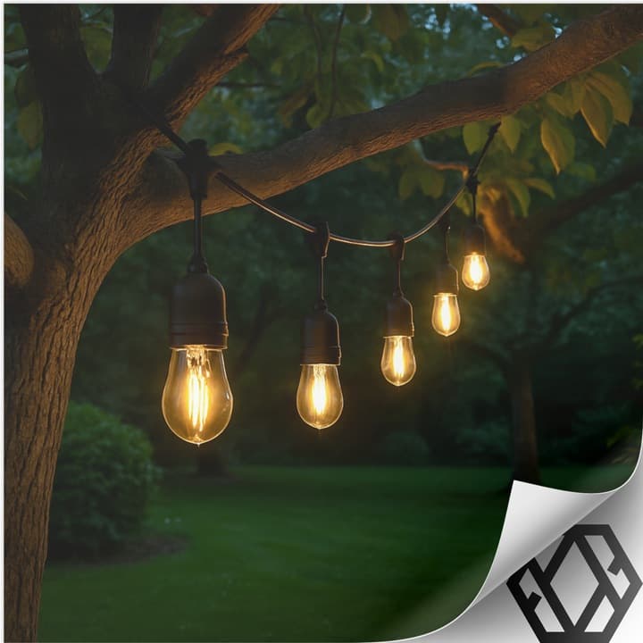 Girlanda ogrodowa 20 metrów 20 LED